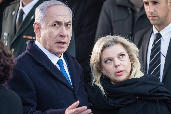 De Israëlische premier Benjamin Netanyahu en zijn vrouw Sara.