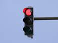 Een rood verkeerslicht