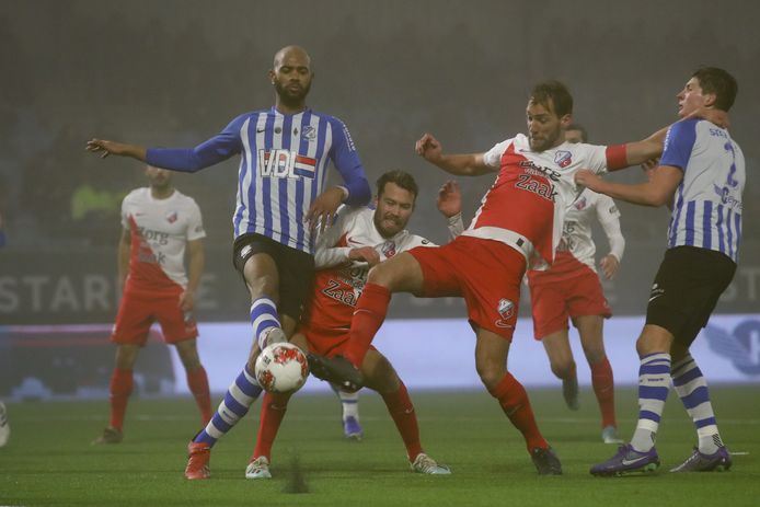 Willem Janssen in de wedstrijd tegen FC Eindhoven.