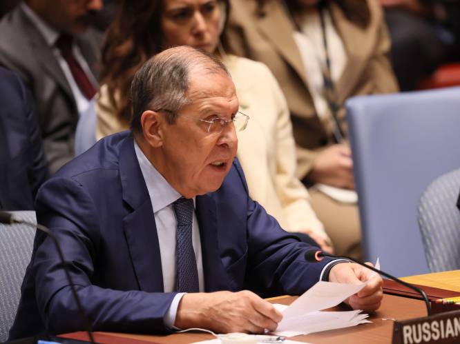 Tirade van Russische buitenlandminister op Veiligheidsraad over “straffeloosheid” van Oekraïne