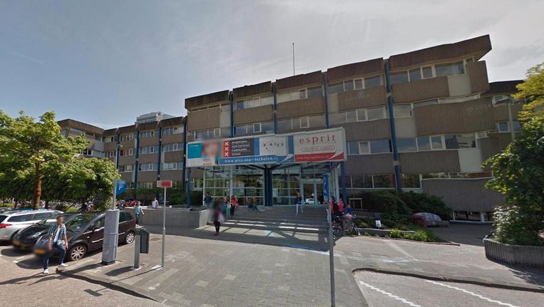 Het huidige pand van de Amsterdam International Community School Beeld Google Street View