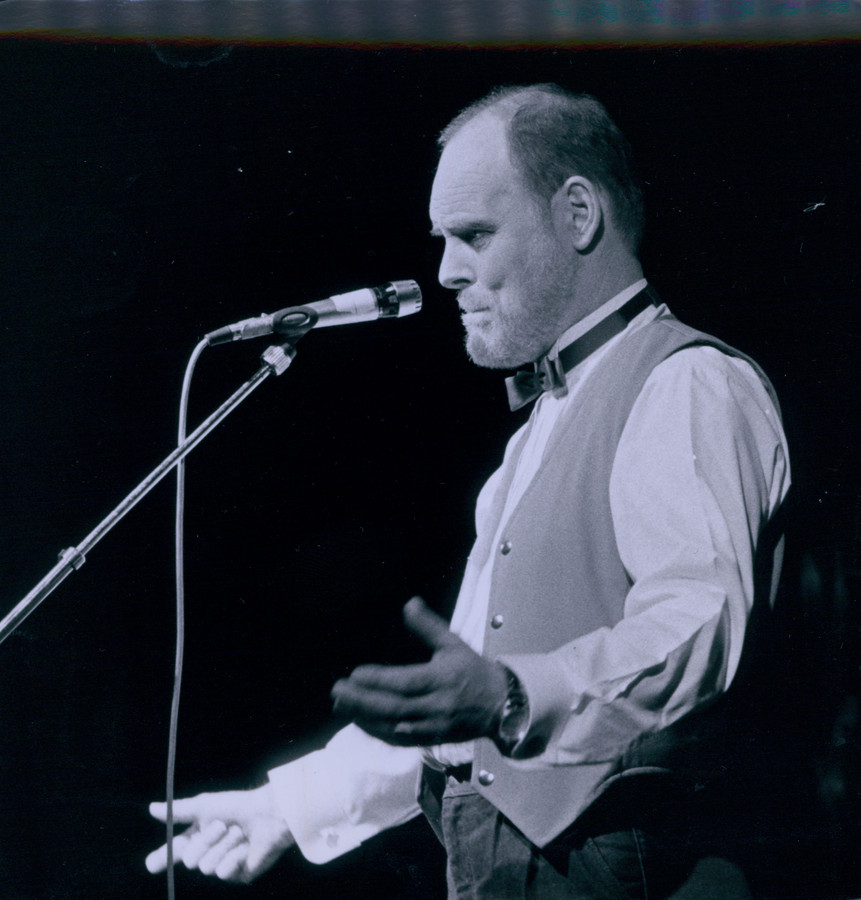 Heinz Christenhusz tijdens een gala in 1987.