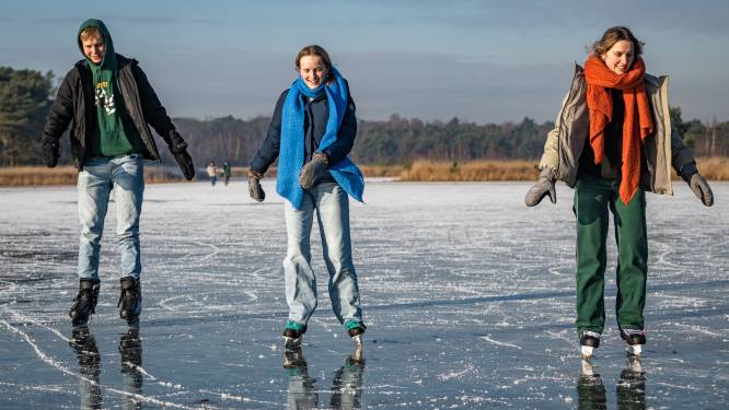 Eerste schaatsers wagen zich op ijs (maar om echt zeker te zijn wacht je best tot dit weekend)