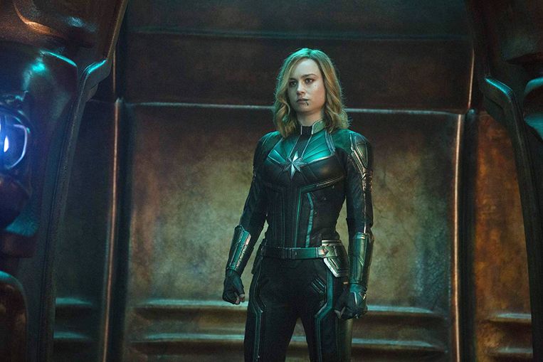 ‘Captain Marvel’ is Marvels eerste film ooit met een vrouwelijke superheldin in de hoofdrol.  Beeld Photo News