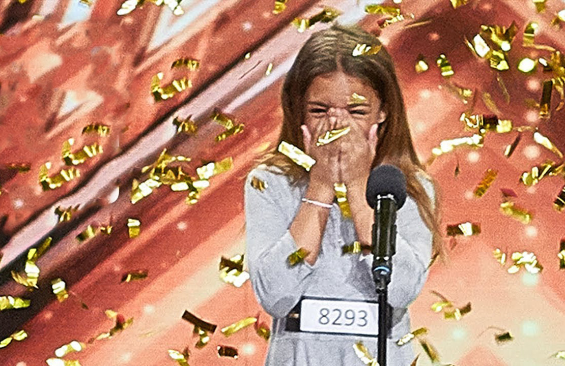 13 jarige zangeres met fluwelen stem