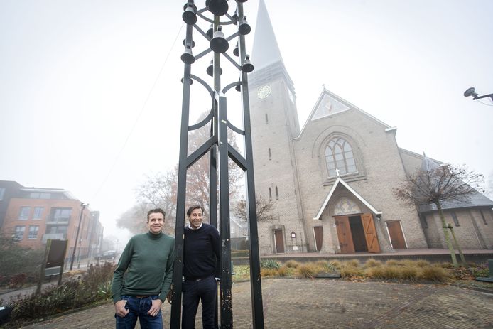 Michel Wallerbosch (links) en Eddy Droste kunnen verder werken aan hun toekomstdromen voor Geesteren.