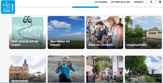 De website van Je treft 't in Oss.