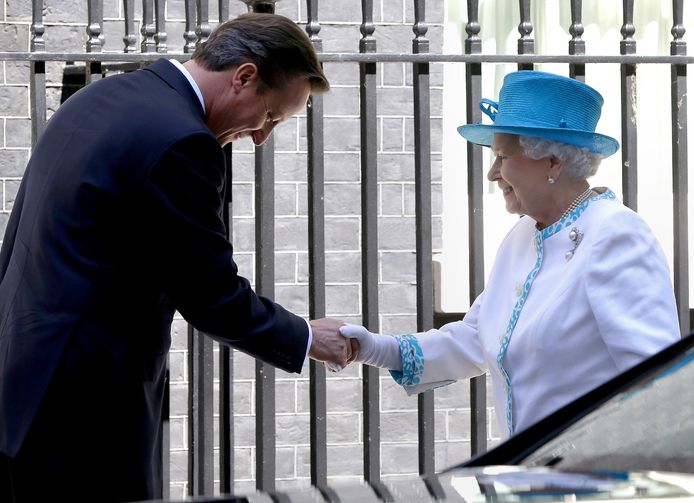 Volgens de voormalige premier heeft hij "niets ongepast" gevraagd aan de koningin.