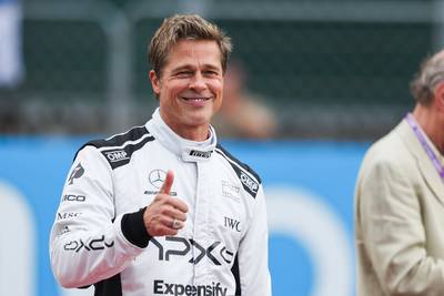 Brad Pitt a été la star du paddock au GP de Grande-Bretagne: “Je passe le meilleur moment de ma vie”