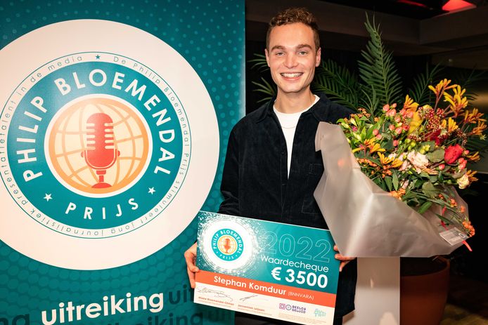 Radio 1 presentator Stephan Komduur wint prijs voor jong