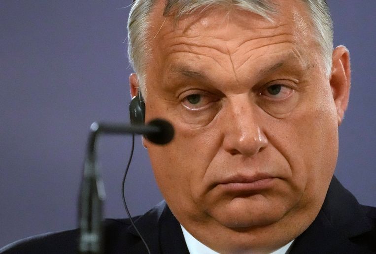 De Hongaarse premier Viktor Orbán. Beeld AP