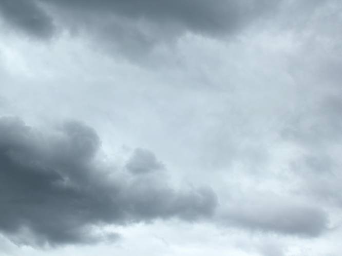 WEER. Zwaarbewolkt in Destelbergen vanochtend
