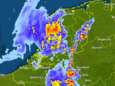 Veel wateroverlast in grote delen van Nederland door noodweer 