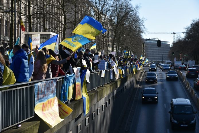 Steunactie voor Oekraïne aan de Permanente Vertegenwoordiging van Rusland bij de EU