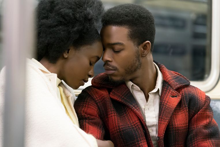 KiKi Layne speelt Tish en Stephan James is Fonny in ‘If Beale Street Could Talk’. Beeld Annapurna Pictures
