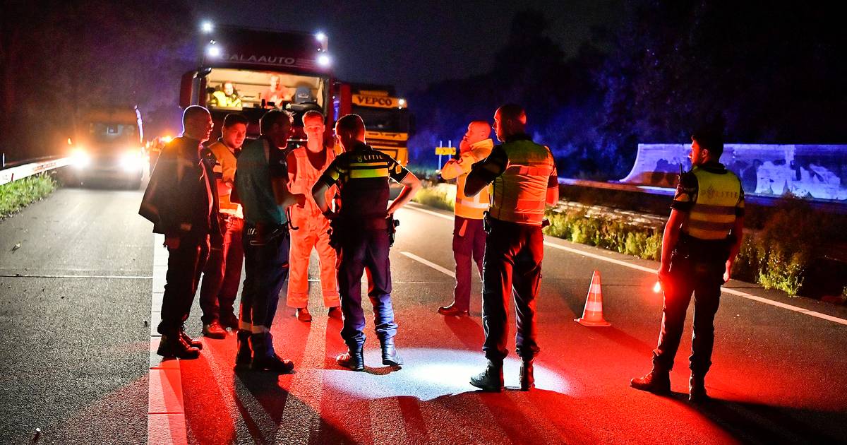 Voetganger overleden na aanrijding op snelweg bij Veldhoven.
