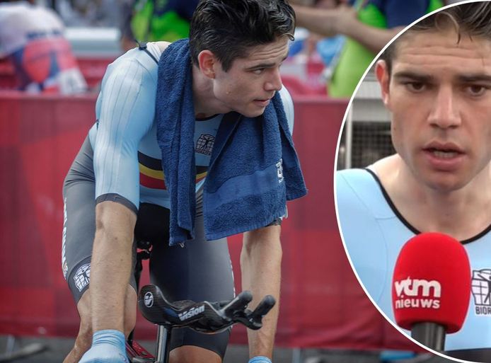 Van Aert afgepeigerd na zijn zesde plaats in de olympische tijdrit.