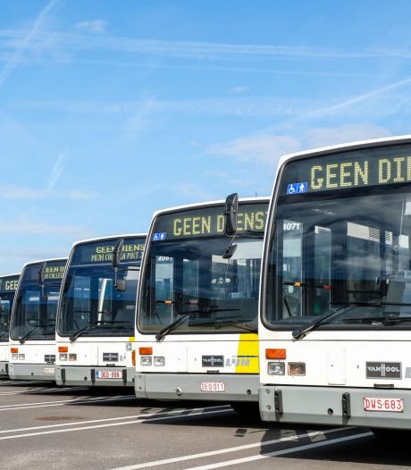Les chauffeurs De Lijn du Brabant flamand nombreux à faire grève