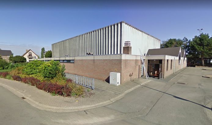 De oude sporthal in Opglabbeek.