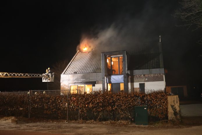 Brand in woning in Odiliapeel