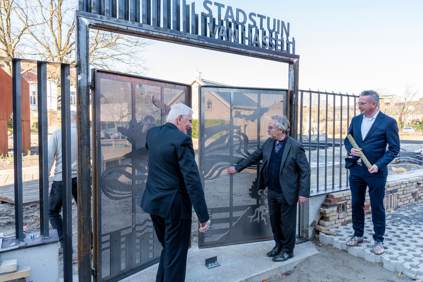 Van een saai parkeerterrein naar een groene oase Stadstuin Van Hasselt