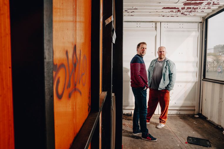Sebastien Dewaele en Wouter Bruneel. Beeld © Stefaan Temmerman