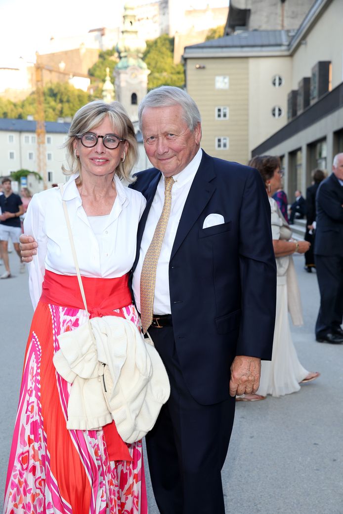 Claudia en Wolfgang Porsche maakten in 2020 hun opwachting op het festival van Salzburg.