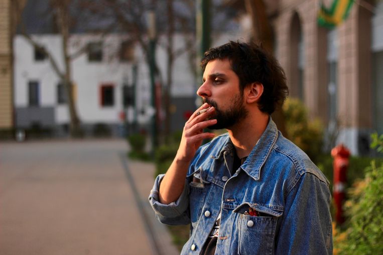 Onderzoeksjournalist Márton Sarkadi Nagy vreest zijn werk niet lang meer te kunnen doen. Beeld Roos van Hennekeler