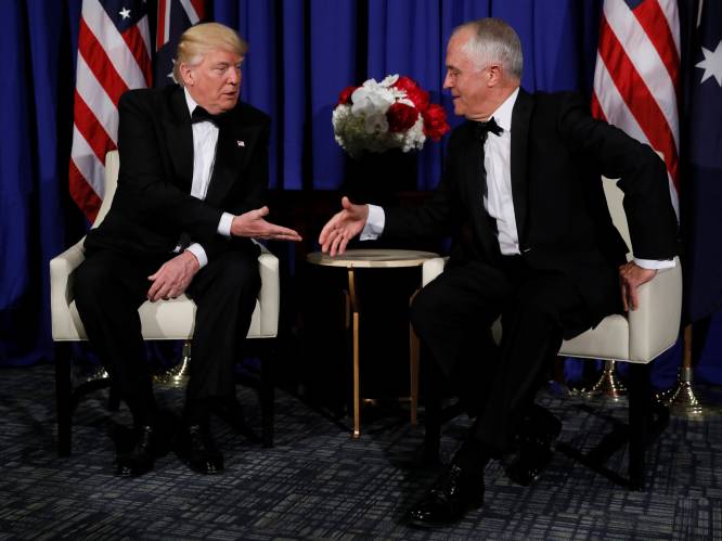 Plooien gladgestreken tussen Trump en Australische premier: "Media hebben overdreven"