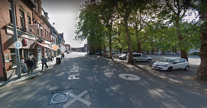 Place Albert 1er à Montignies-sur-Sambre (Charleroi)