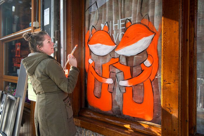 Café Het Voske op de Grote Markt.