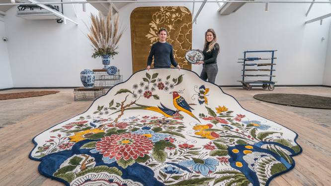 Er waren al Delfts blauwe wandborden en tulpenvazen, maar er zijn nu zelfs vloerkleden