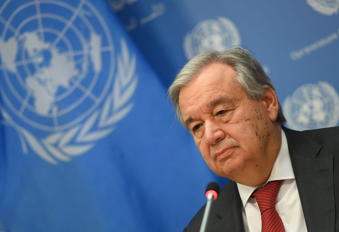 "2021 is een beslissend jaar voor de klimaatcrisis", zegt secretaris-generaal van de VN Antonio Guterres.