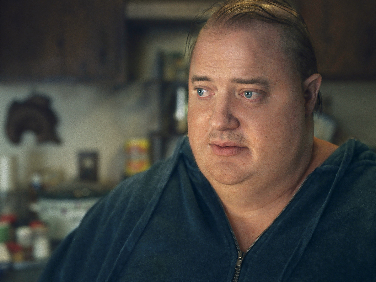 Brendan Fraser in The Whale.