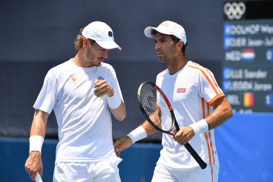 Jean-Julien Rojer (rechts) en Wesley Koolhof.