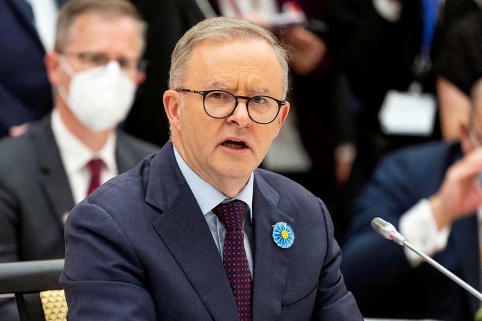 De nieuwe premier van Australië, Anthony Albanese