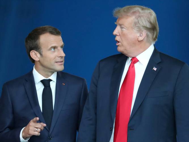 Trump kraait victorie: "Geweldige NAVO-top, iedereen heeft beloofd zijn bijdrage te verhogen", maar Macron ontkent