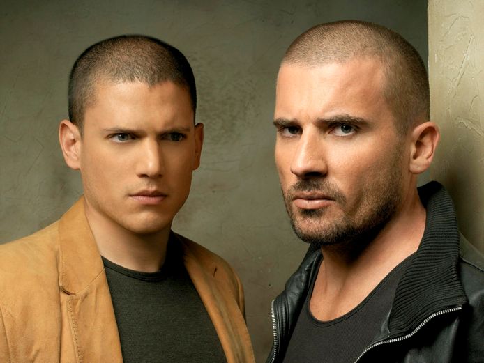 Wentworth Miller (L) en Dominic Purcell