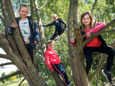 Kinderen komen in actie voor natuurspeeltuin in Kamerik: ‘Alleen een schommel is saai’
