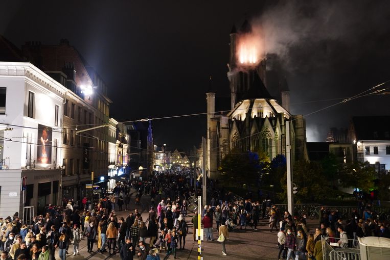Lichtfestival Gent 2021 Beeld Wannes Nimmegeers