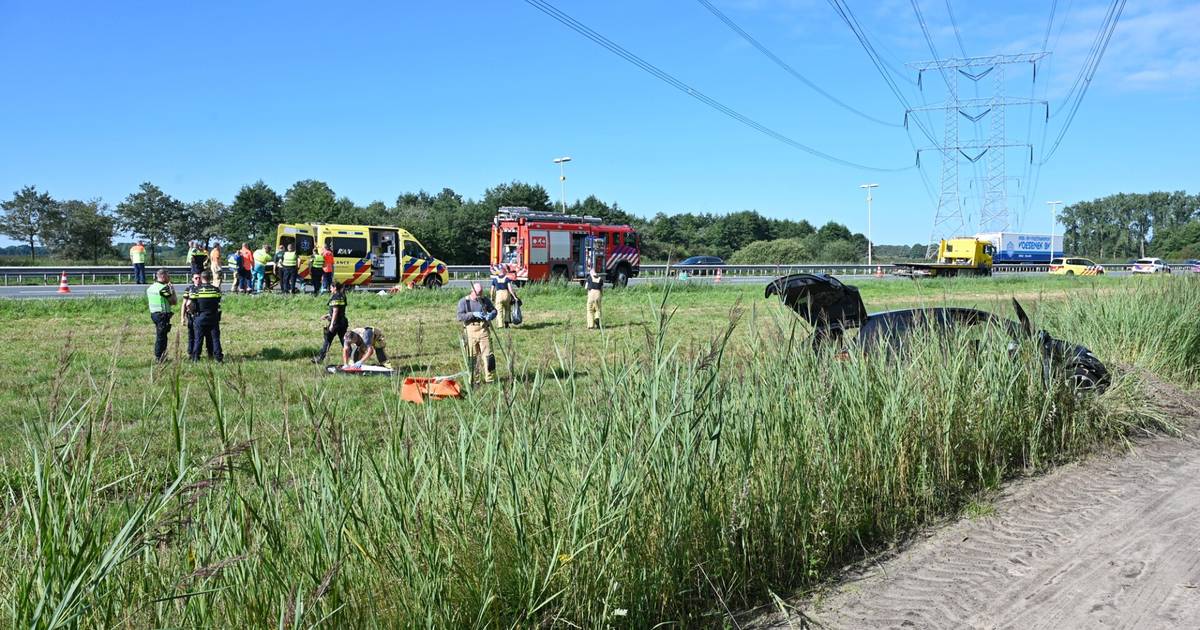 Ernstig ongeluk op de A58 bij Moergestel, weg weer vrij.