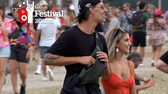 Na ruzie in Turkije: Sean Dhondt en vriendin Maithé Rivera dolgelukkig gespot op Pukkelpop