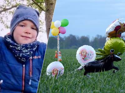 Snoep en ballonnen aan bomen in zoektocht naar al dagen vermiste Duitse Arian (6) met autisme