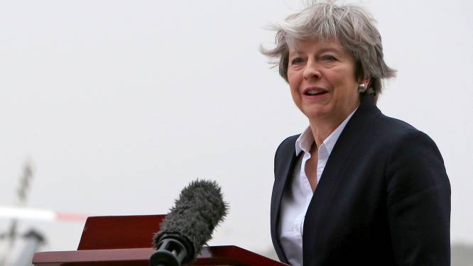 May: "Brexit-vooruitgang in 2018 zal Britten hun trots teruggeven"