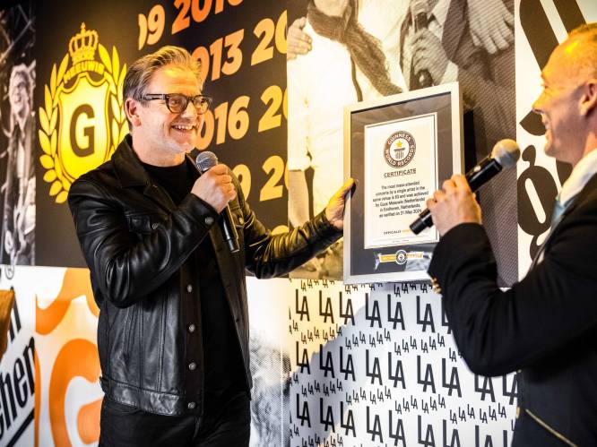 Guus Meeuwis verrast met wereldrecord: ‘Kunnen zelfs Taylor Swift en Springsteen niet zeggen’