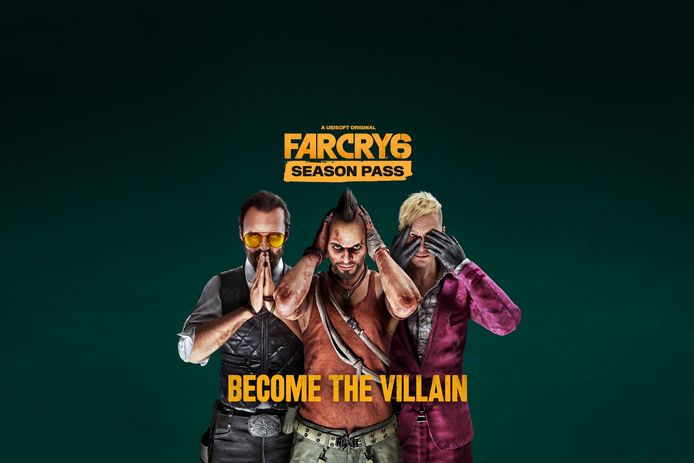 'Vaas: Insanity' hoort bij het 'Villains'-seizoen van 'Far Cry 6'. Begin volgend jaar keert ook Pagan Min uit de vierde editie terug, in maart sekteleider Joseph uit de vijfde.