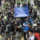 Politie Hongkong grijpt in bij betoging