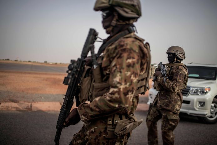 Militairen in Mali op archiefbeeld.