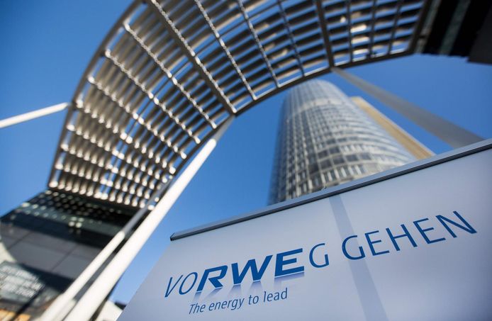 Het hoofdkwartier van de Duitse energiereus RWE.