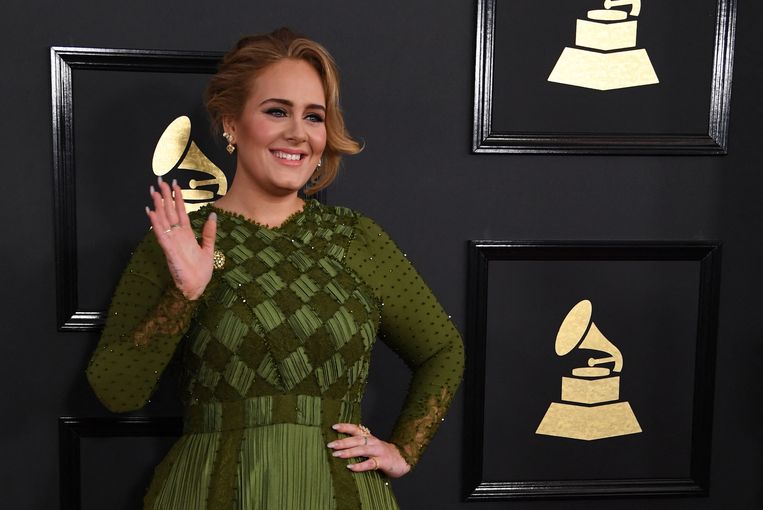 Adele arrives for the 59th Grammy Awards pre-telecast on February 12, 2017, in Los Angeles, California.  
Mark RALSTON / AFP Beeld Hollandse Hoogte / AFP